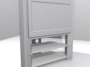 widescreen tv Modello 3D