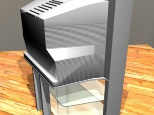 widescreen tv Modello 3D