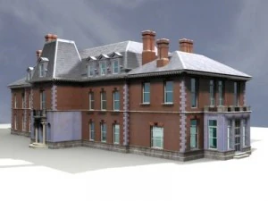 हवेली घर 3D मॉडल