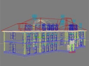 mansion house 3D Model