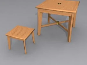 stoły ogrodowe Model 3D