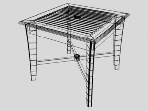 garden tables 3Dモデル
