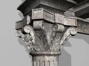 ornate balcony 3D Model