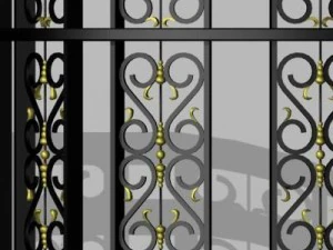 ornate balcony 3D Model