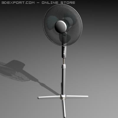 fan Modèle 3D .c4d .max .obj .3ds .fbx .stl .blend 