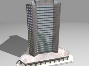office building02 3D Модель