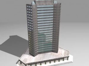 immeuble de bureaux02 Modèle 3D
