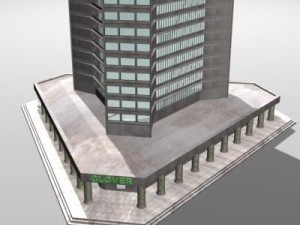 office building02 Modelo 3D