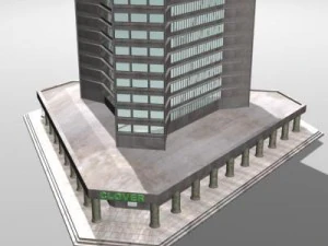 office building02 3D Model