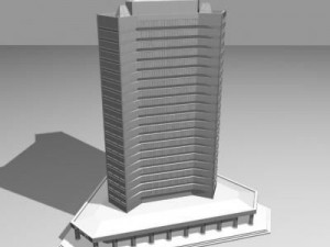 office building02 Modelo 3D