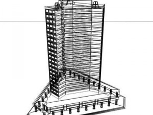 office building02 Modelo 3D