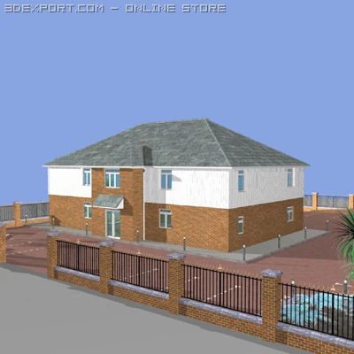 flats 3D Model .c4d .max .obj .3ds .fbx .stl .blend 