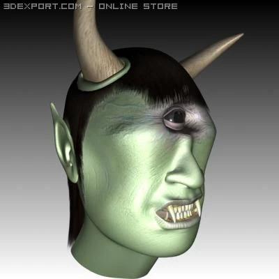 cyclops head 3D Model .c4d .max .obj .3ds .fbx .stl .blend 