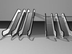 escalator 3Dモデル
