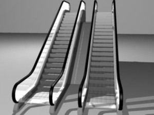 escalator 3Dモデル