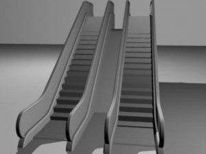escalator 3Dモデル