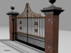 iron gate 3D Model