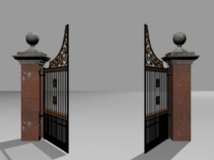 iron gate 3D Model