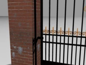 iron gate 3D Model