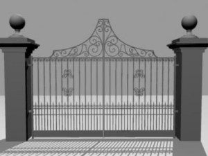 iron gate 3Dモデル