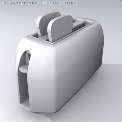 Mini oven toaster 3D Model in Kitchen 3DExport