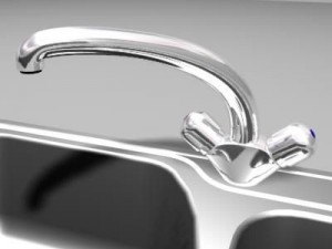 kitchen sink01 Model 3D