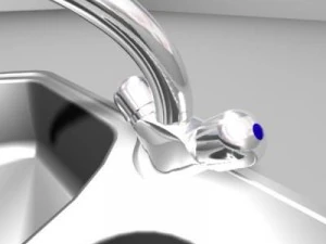 kitchen sink01 3D Model