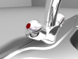 kitchen sink01 3D Model