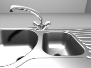 kitchen sink01 Model 3D