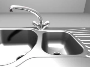 kitchen sink01 3D Model