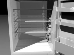 fridge freezer 3D Model
