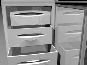 fridge freezer 3D Model