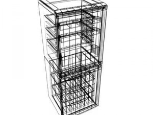 fridge freezer 3D Model