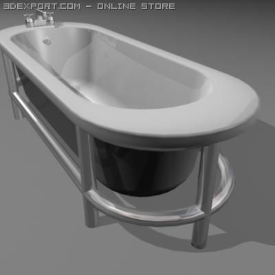 bath Modelo 3D .c4d .max .obj .3ds .fbx .stl .blend 