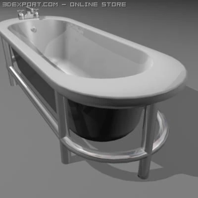 bath 3D Model .c4d .max .obj .3ds .fbx .stl .blend 