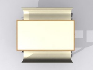 diner seat Model 3D