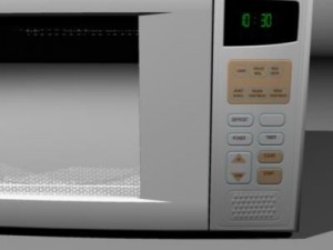 microwave 3Dモデル