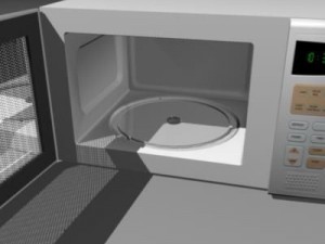 microwave 3Dモデル