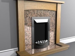 electric fire Model 3D