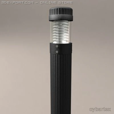 bollard light 3D Model .c4d .max .obj .3ds .fbx .stl .blend 