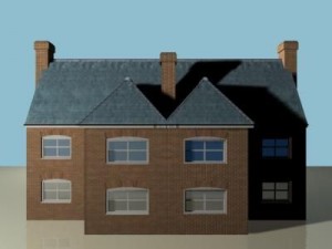 terraced house 2 3D Model