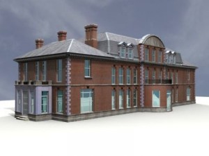 mansion house 3D 模型