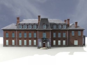 mansion house 3D 模型
