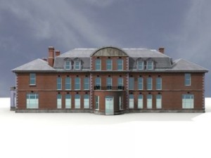 mansion house 3D 模型