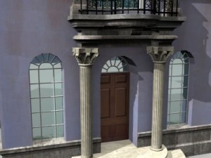 mansion house 3D 模型