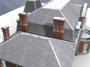 mansion house 3D 模型