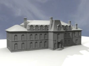 mansion house 3D Model