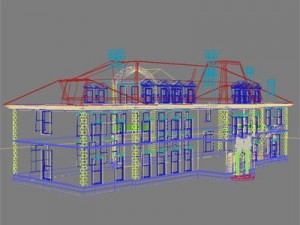 mansion house 3D 模型