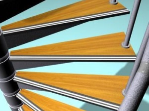 spiral staircase 3D मॉडल