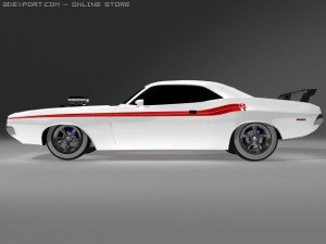 dodge challenger 1970 rt 3D Model